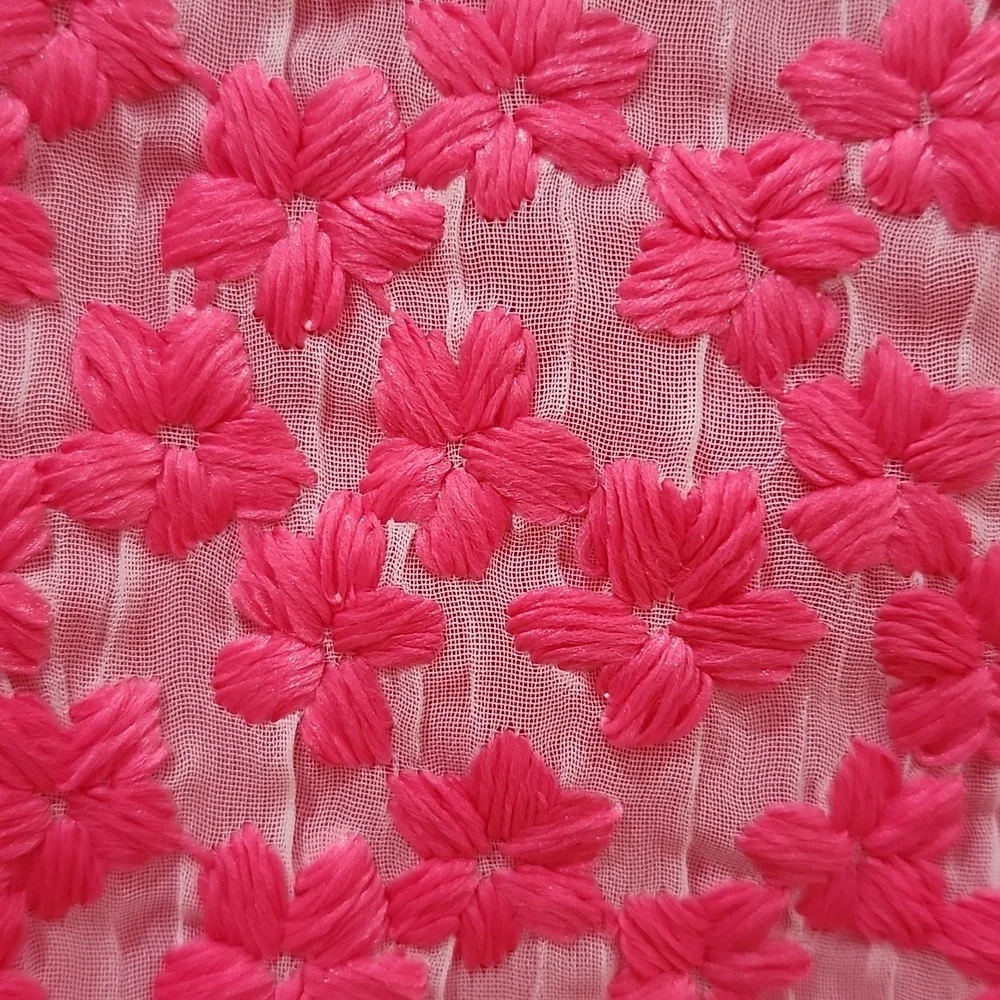 Kate Spade Pink Floral Top with sheer panel sz XS - Picture 6 of 15